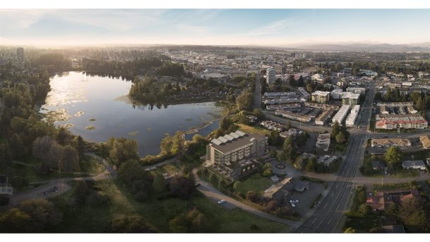 Mill Lake Abbotsford Aerial View